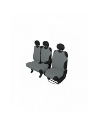 Huse scaune auto tip maieu pentru microbuz/VAN 2+1 locuri culoare Gri - Kegel Polonia - Huse scaun 2+1