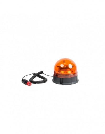 Girofar auto Automax 12V/ 24V, orange cu bec LED, fixare magnetica, 45 Led-uri, R10,R65 - - Girofaruri