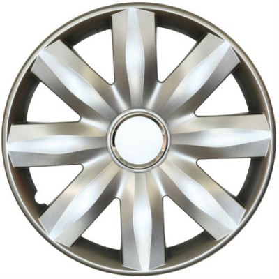 Set capace roti Renault Clio, pe 14 inch, culoare Silver, 14-221
