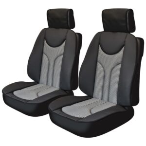 Huse Scaun Anatomic Negru - Set 2 Buc